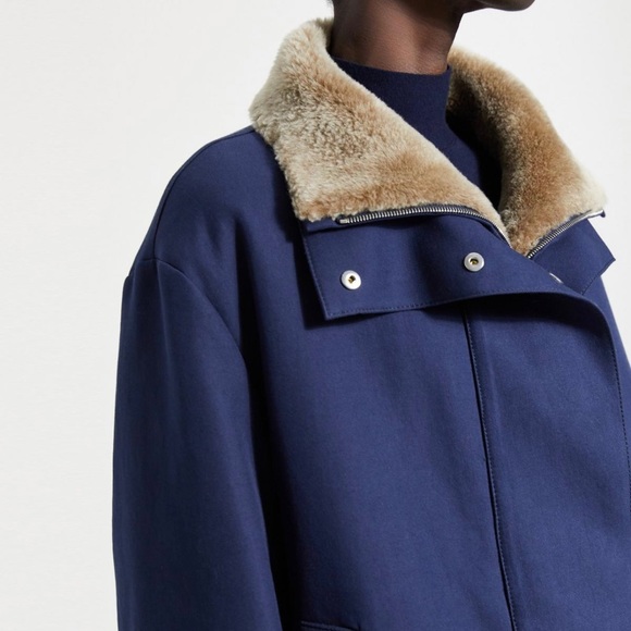Theory Shearling Utility Jacket 